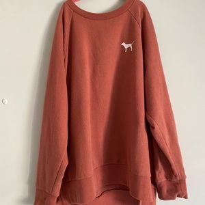 PINK oversized crewneck